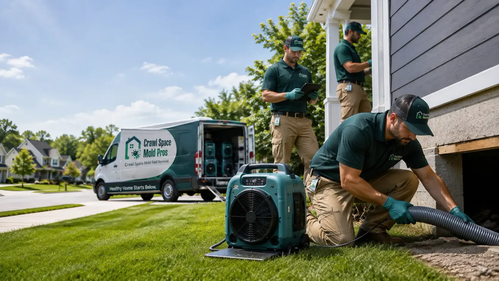 Crawl Space Mold Removal in Chesterfield, NJ